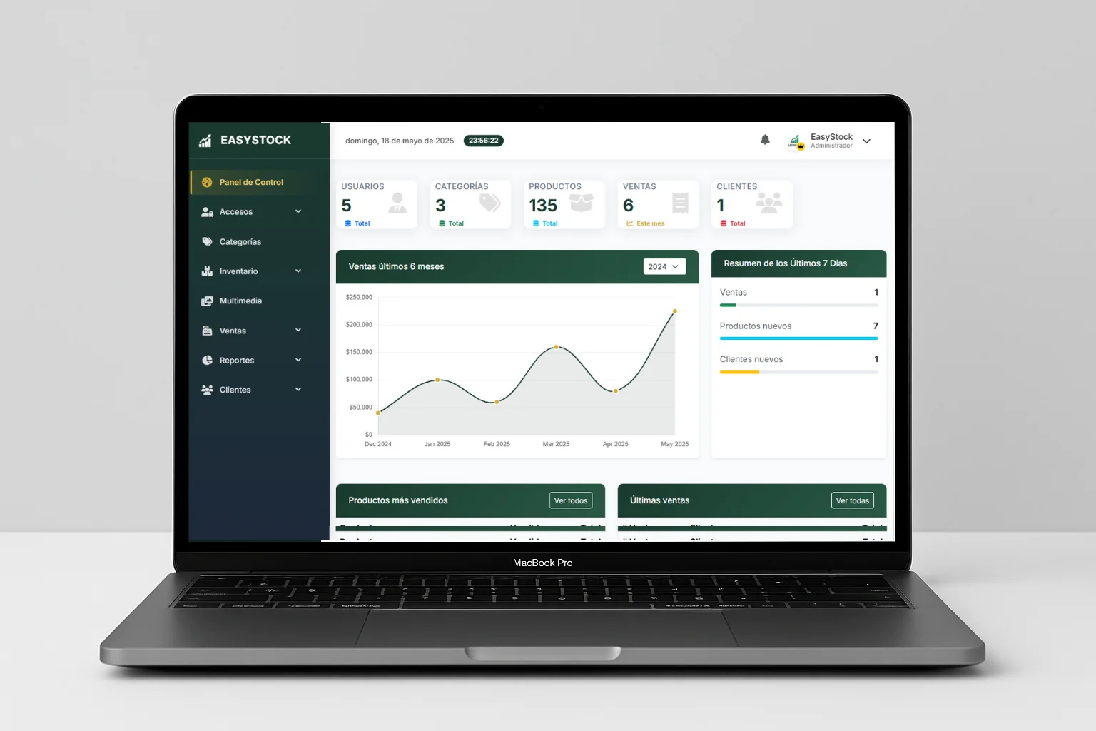 EasyStock - Sistema de Inventario